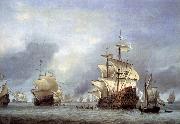 Willem Van de Velde The Younger The Taking of the English Flagship the Royal Prince china oil painting artist